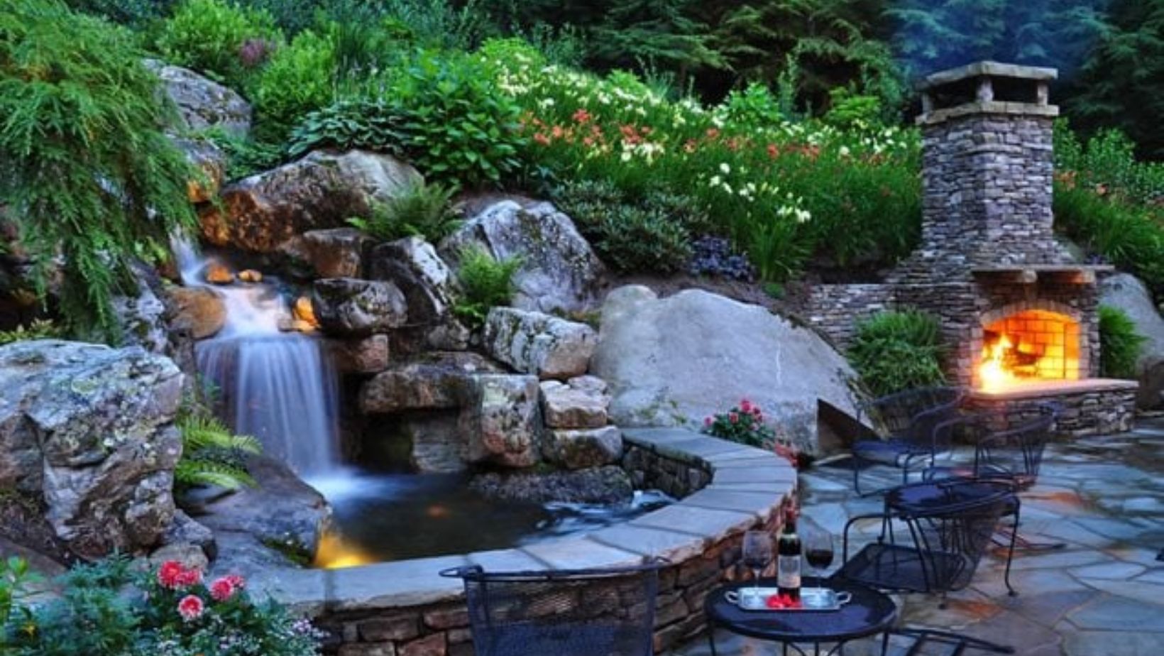 backyard water features